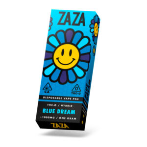 Zaza thc-o disposable vape blue dream.