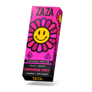 Zaza thc-o-disposable vape forbidden fruit.