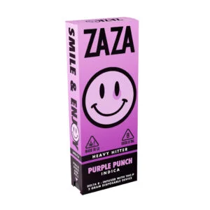ZAZA – PURPLE PUNCH – Heavy Hitter Delta 8 Disposable Vape Pen | 2G (INDICIA)
